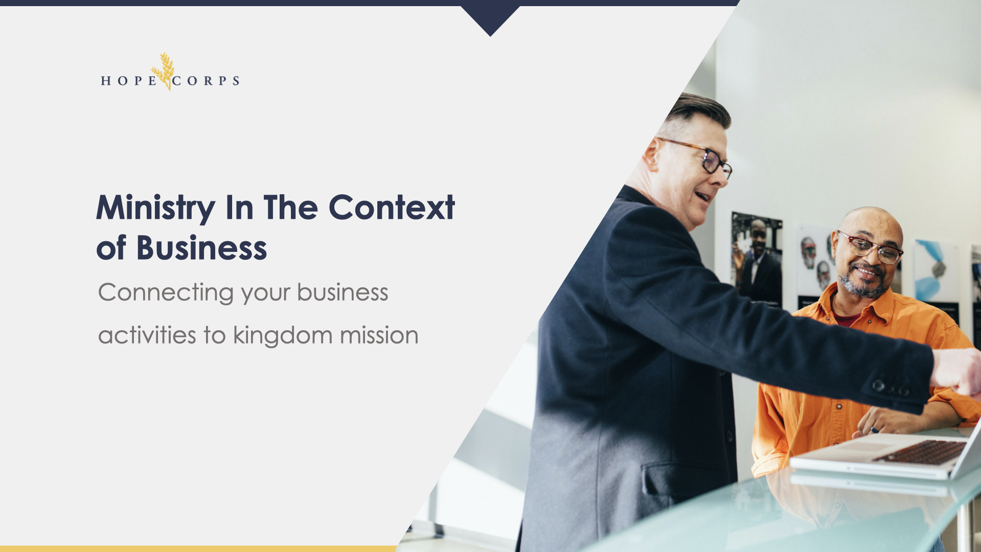 Hope Corps BAM | Ministry In The Context Of Business