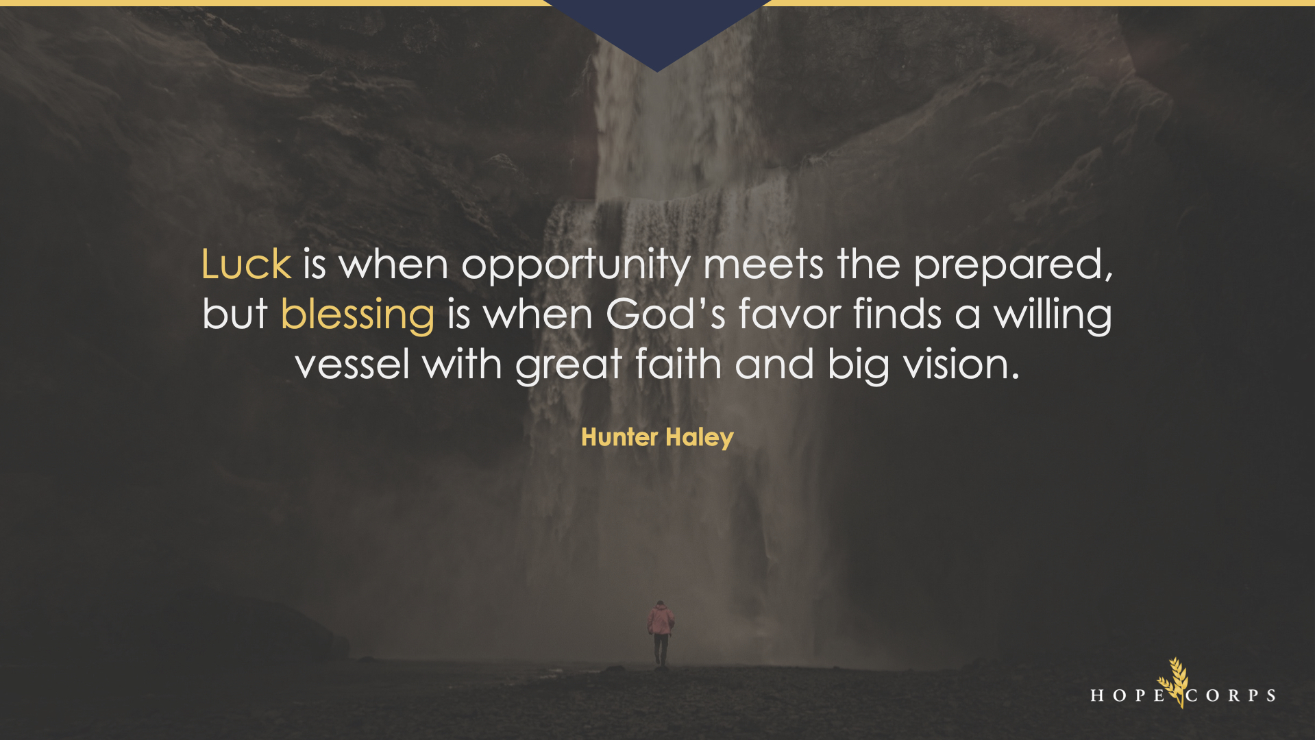 Hope Corps BAM | Principles of Success 222.001