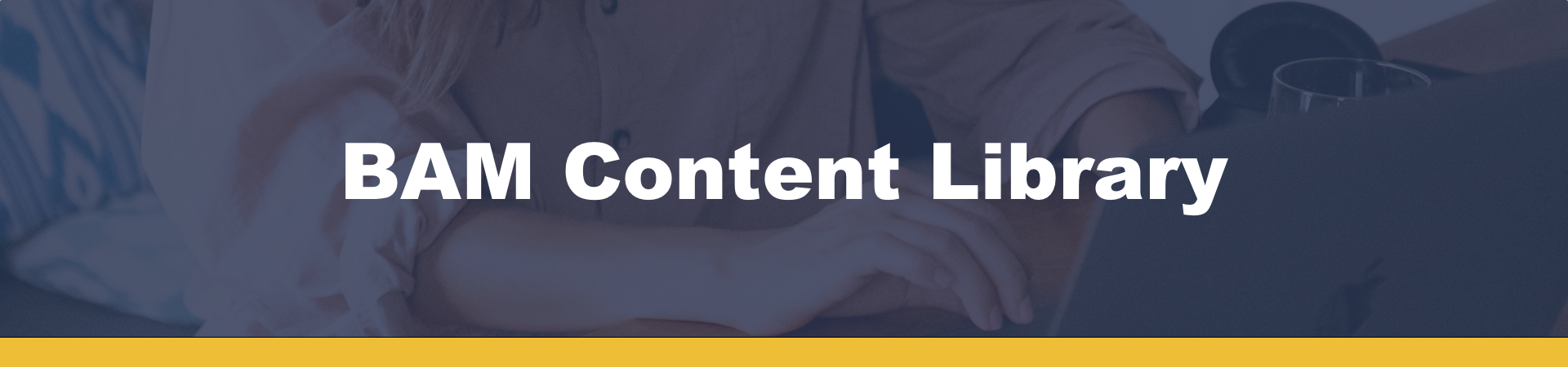 BAM Content Library Banner Image BAM Content Library Banner Image